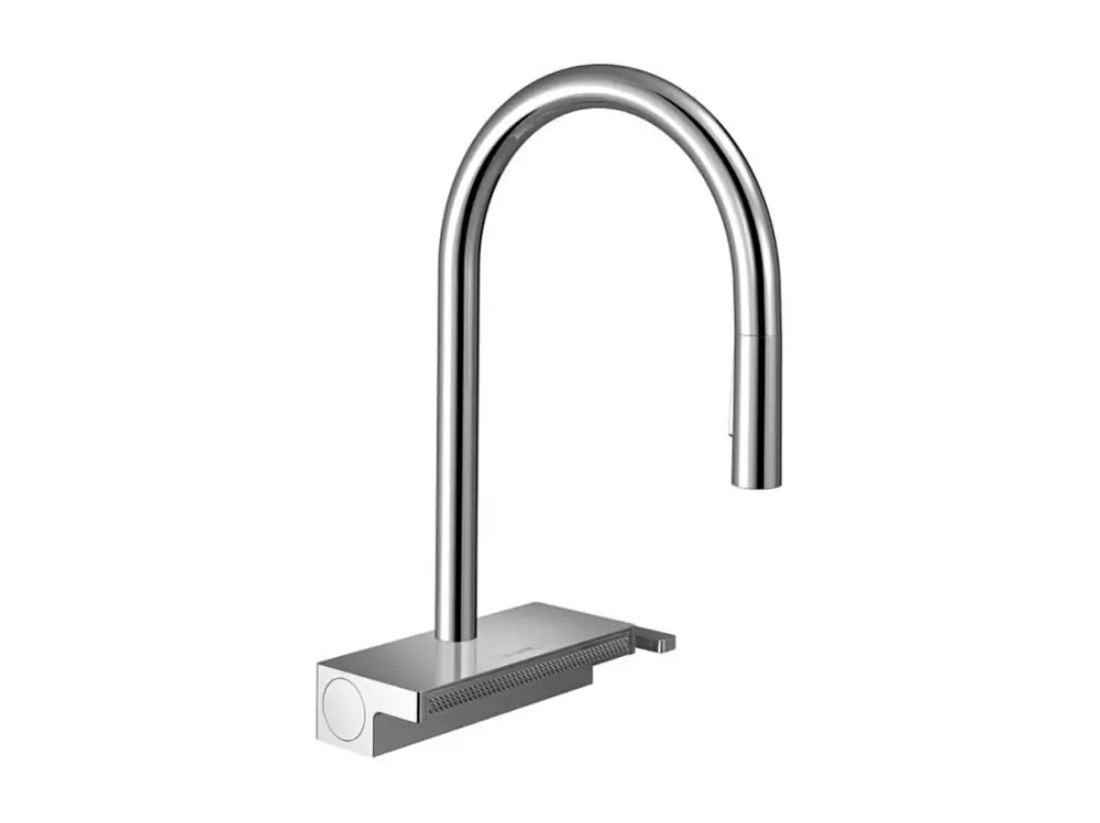 Griferí de cocina con teleducha HANSGROHE Aquno Select M81 170 3 jets cromo