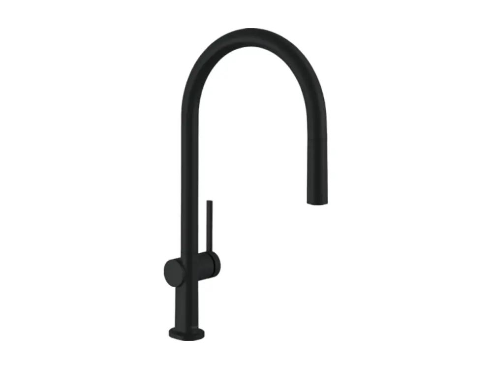 HANSGROHE Talis M54 210 mezclador de cocina ducha extraÃ­ble, 1 chorro, negro mate