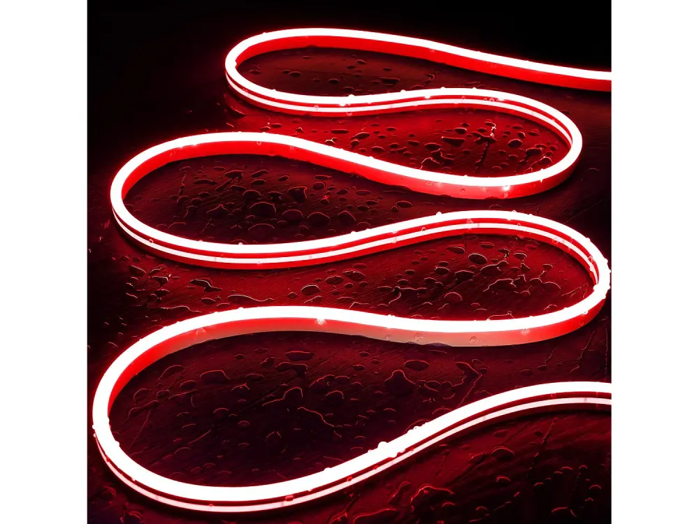 Tira Neón LED 48V DC 120 LED/m Rojo IP65 Medida Corte cada 5 cm 4m