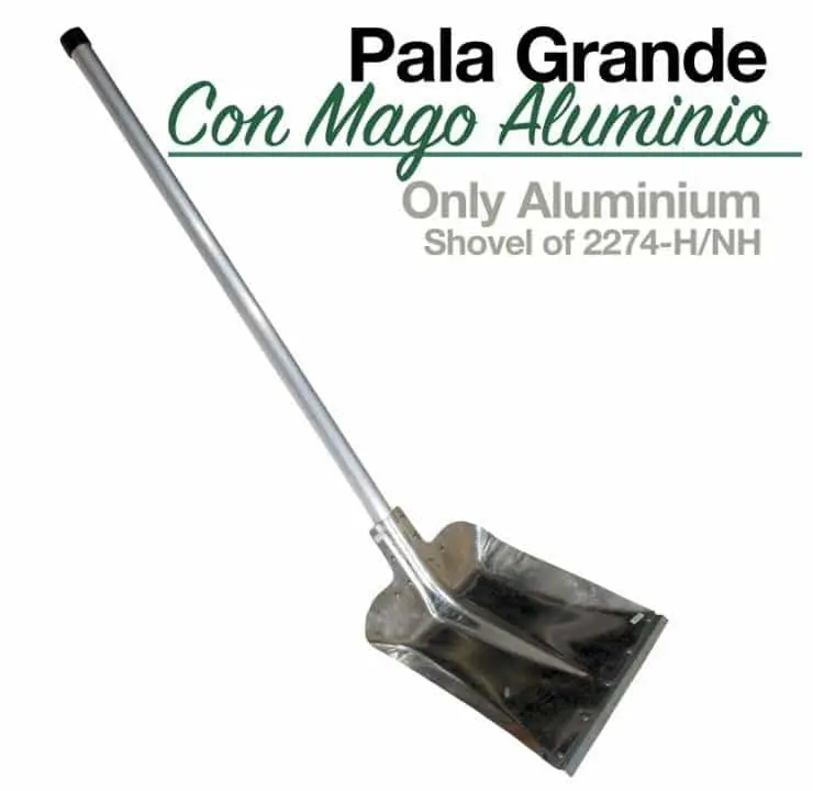 PALA CON MANGO ALUMINIO VASTO 2274-H/NH