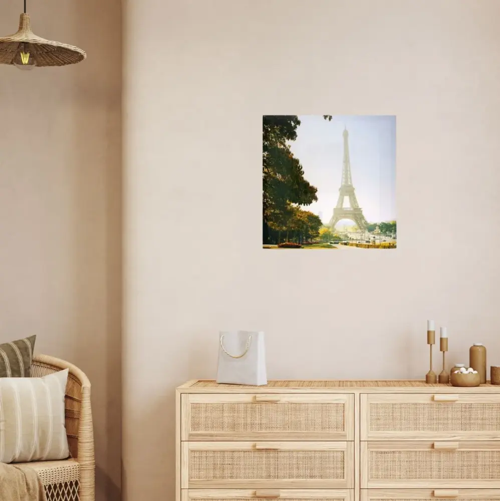 Print de paisaje ciudad decorativo 50x50 cm