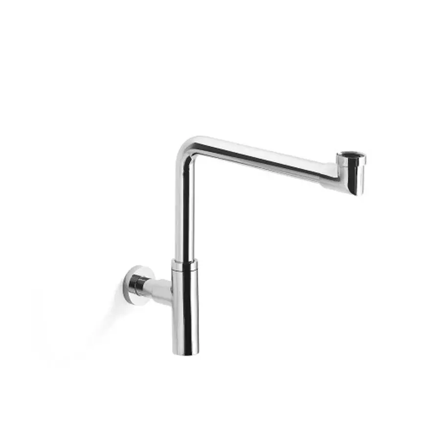Sifone di scarico salvaspazio ottone cromato attacco 1''-1/4 mm Lineabeta