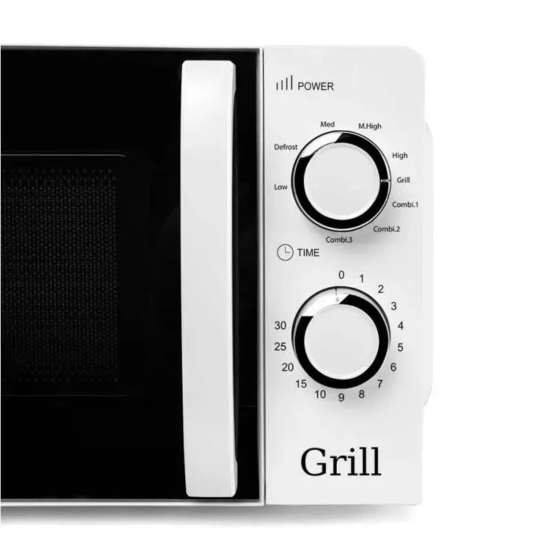Acero Inoxidable Microondas Orbegozo MIG 2130 700W 20L con grill blanco