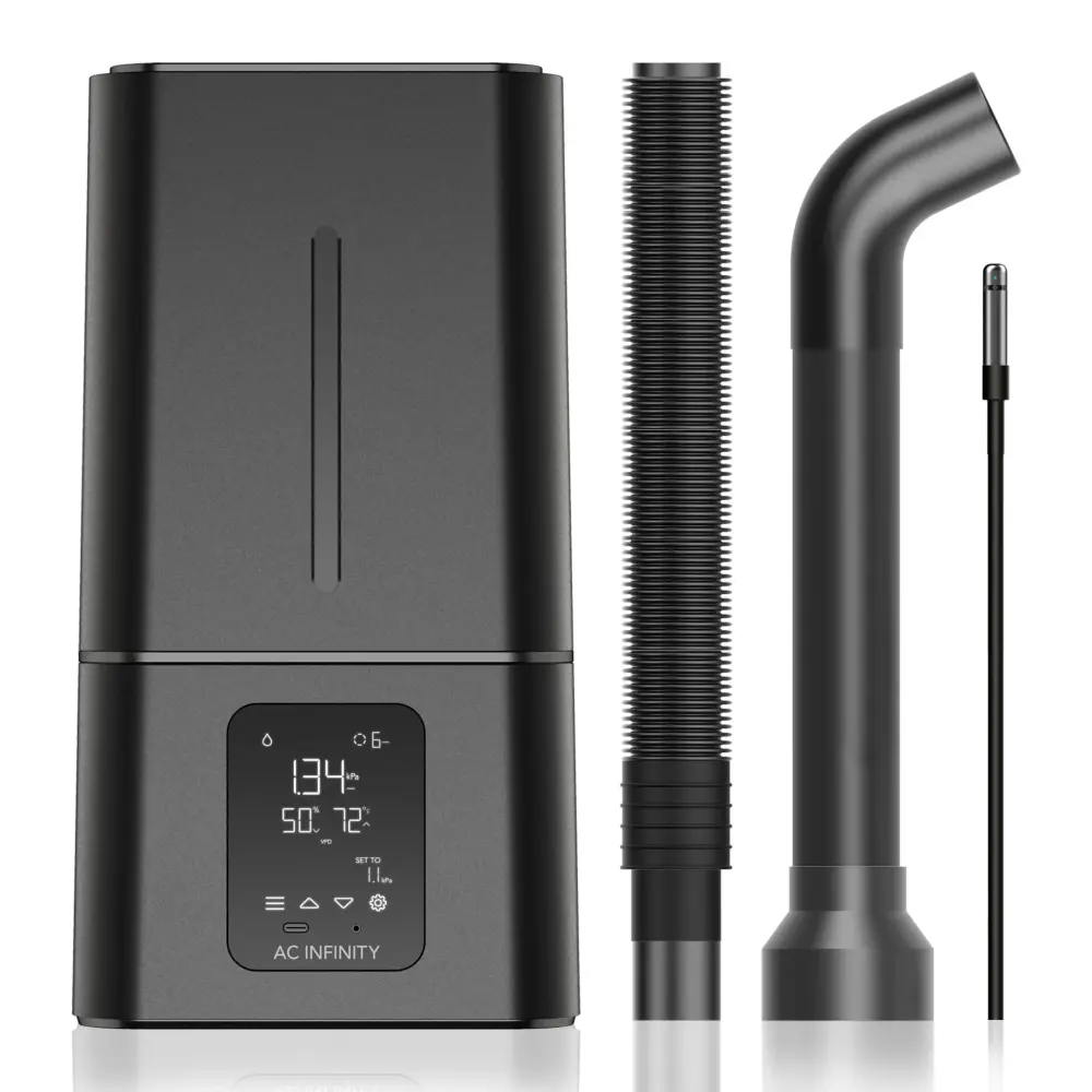 Certificado HEPA CLOUDFORGE T7, Humidificador AC INFINITY, 15 L, Controles inteligentes