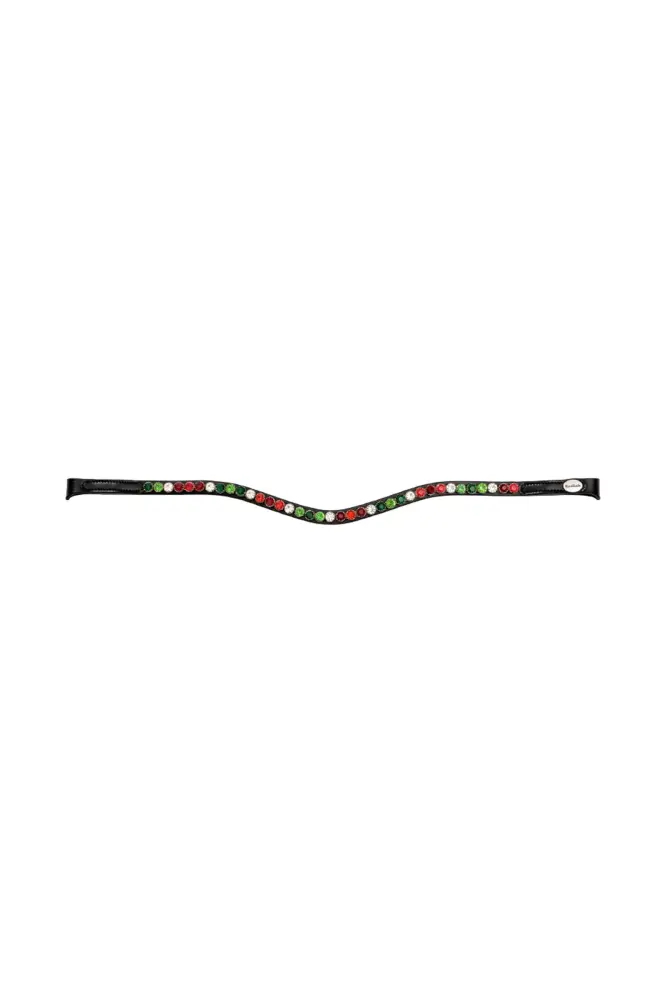 Season Dreams Browband Black/Red/Green F
