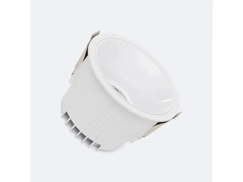 Downlight LED 25W Circular (UGR15) Blanco LIFUD Corte Ø145 mm Blanco Cálido 3000K