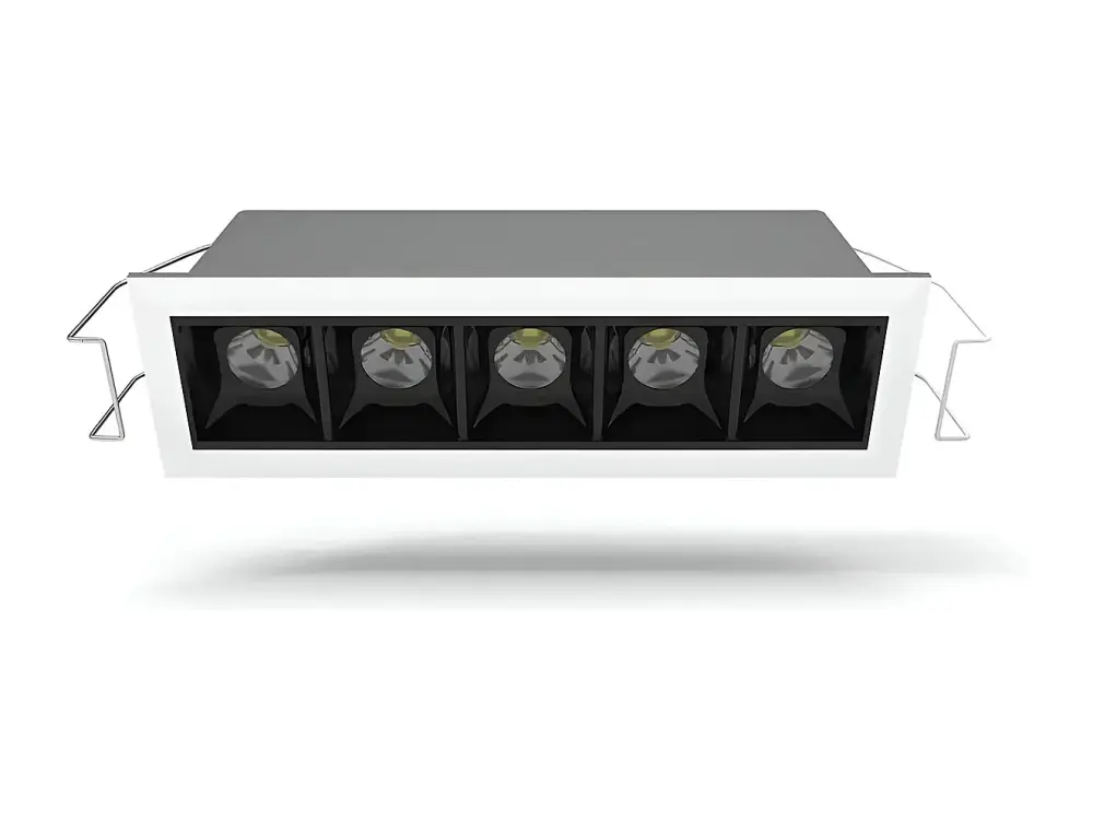 Foco Downlight LED 10W Cree Linear (UGR17) Corte 140x37 mm Blanco Cálido 3000K