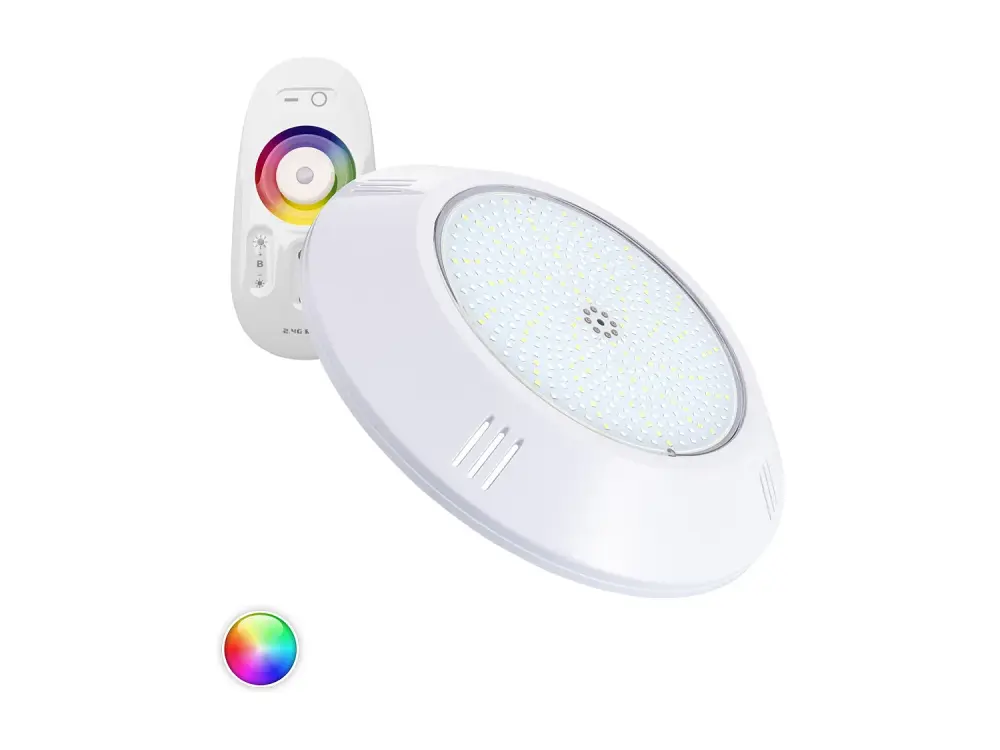 Foco Piscina Superficie LED RGBW Sumergible 12V DC IP68 35W RGBW