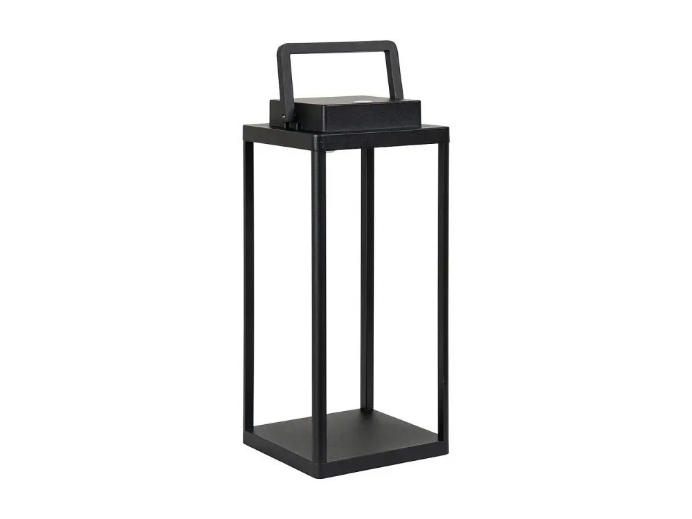 Lámpara de Exterior Lezant, Negro, 15x15x39,5 cm, EPIKASA