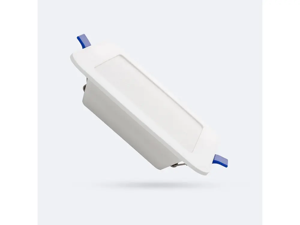 Placa LED 6W Cuadrada Slim Corte 110x110 mm Blanco Neutro 4000K