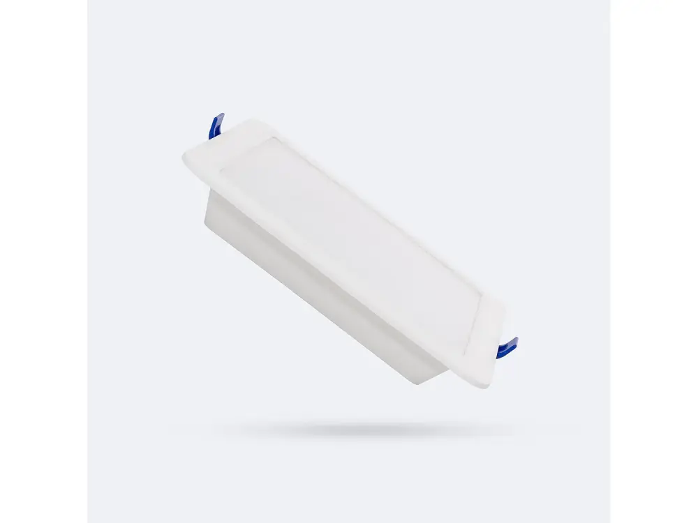 Placa LED 9W Cuadrada Slim Corte 135x135 mm Blanco Frío 6500K