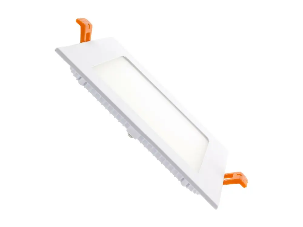 Placa LED 9W Cuadrada SuperSlim Corte 135x135 mm Blanco Frío 6000K - 6500K