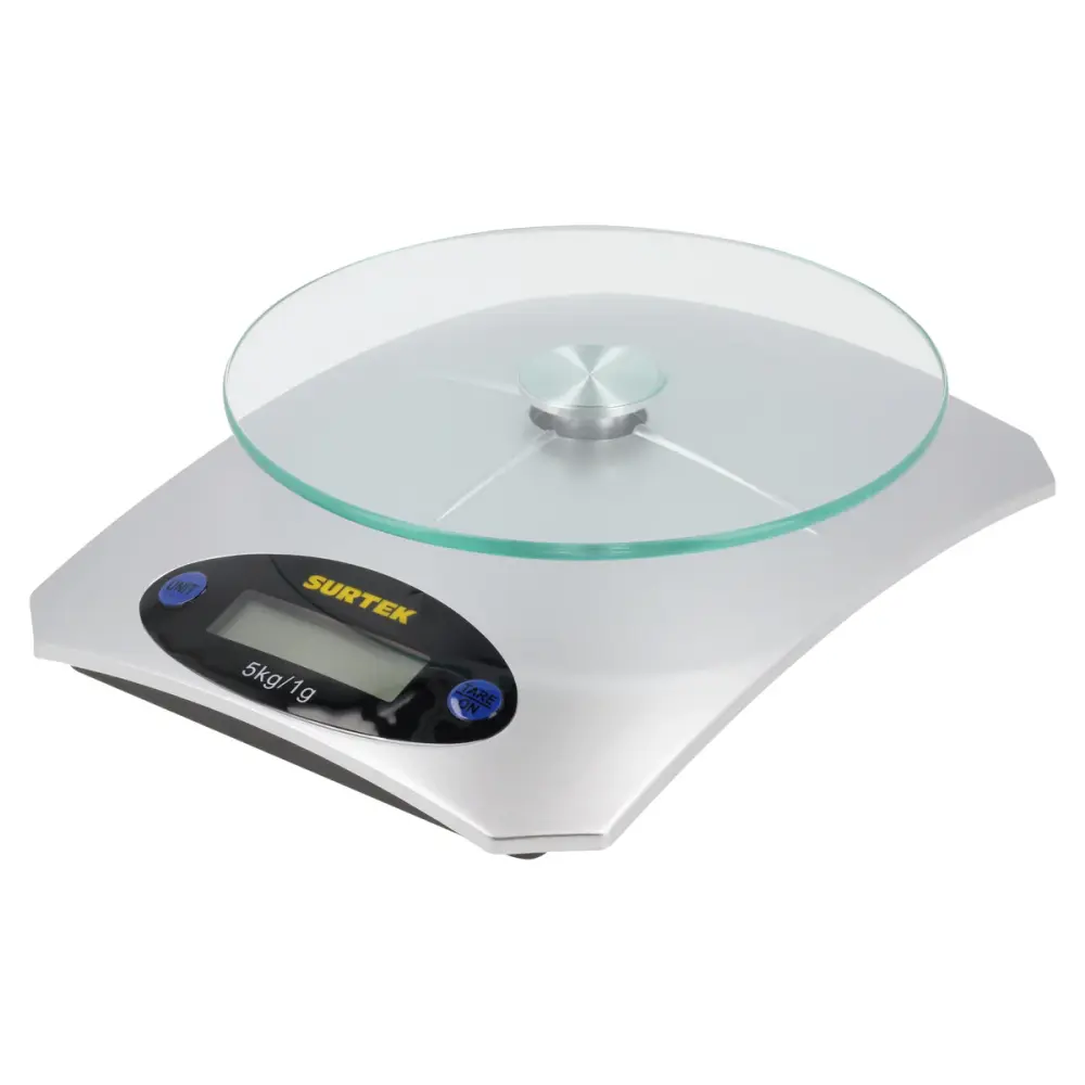 Báscula digitalizado para cocina con plato 5 kg Surtek