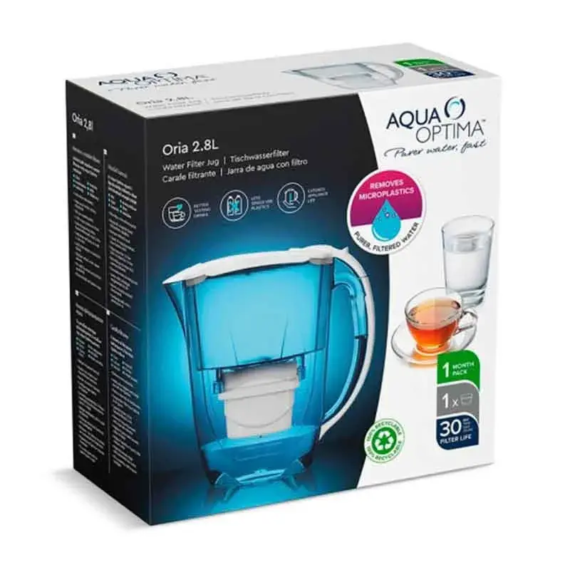 Filtro de Jarra de agua con filtro Oria Evolve Aqua Óptima 2,8L blanco