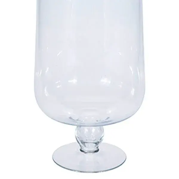 Diseño Minimalista Moderno Jarrón de cristal 19 x 50 cm