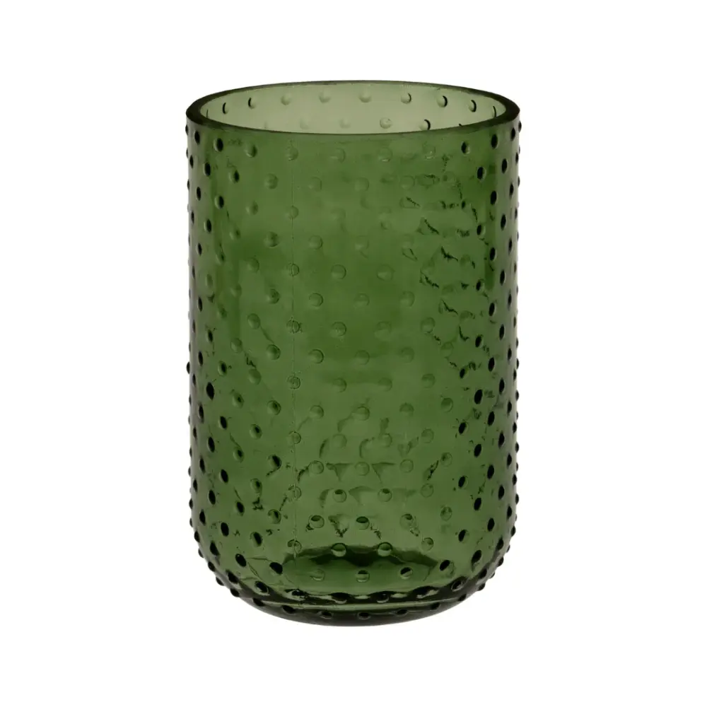 JARRON BURBUJA 10X17CM VERDE
