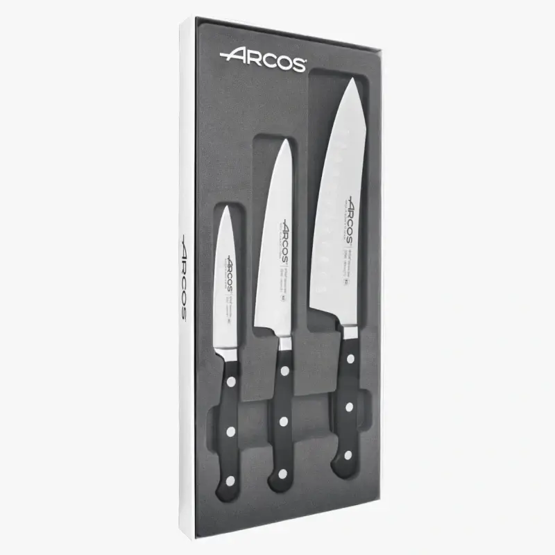 Guarda Cuchillos Coffret 3 Couteaux forgés Opera