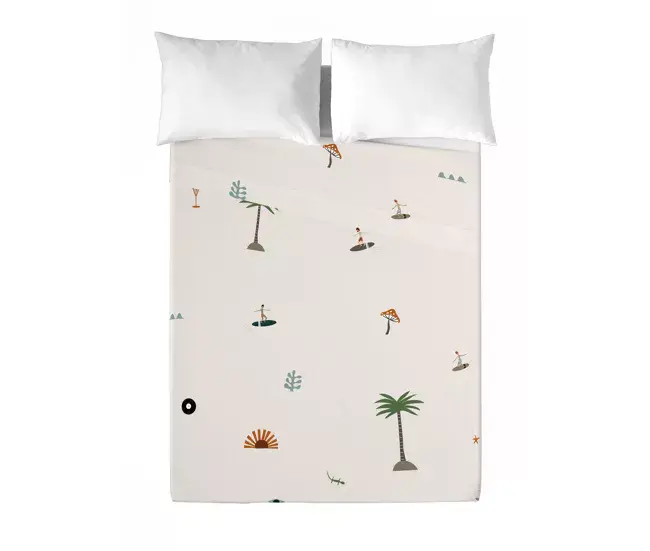Fundas de almohada estampadas HACIENDO EL INDIO - Juego de Sábanas Estampadas 2 Piezas Cama 90 - Algodón - Ofrece Sában...