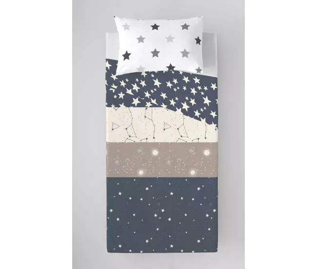 Sábanas elásticas JUEGO DE SÁBANAS INDIGO CAMA 90