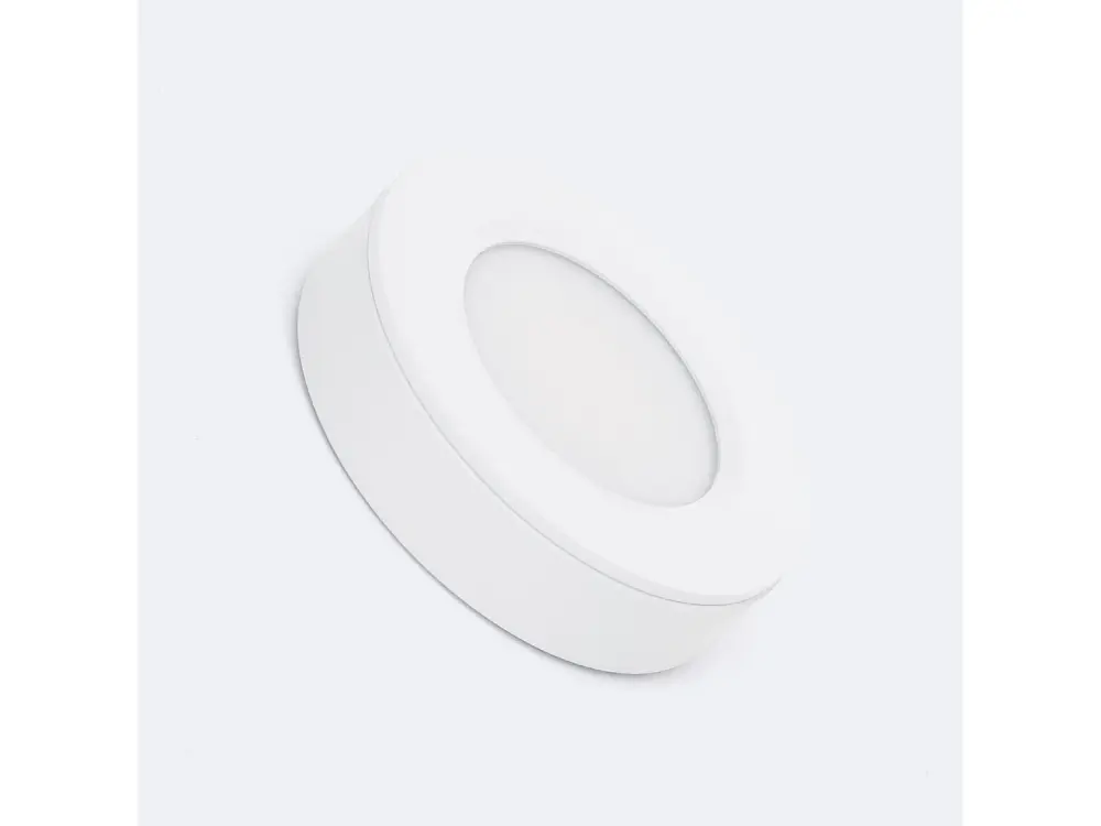 Downlight Plafón LED Bajo Mueble 3W 12V DC Circular Ø70 mm Corte Ø57 mm Seleccionable (Cálido-Neutro)