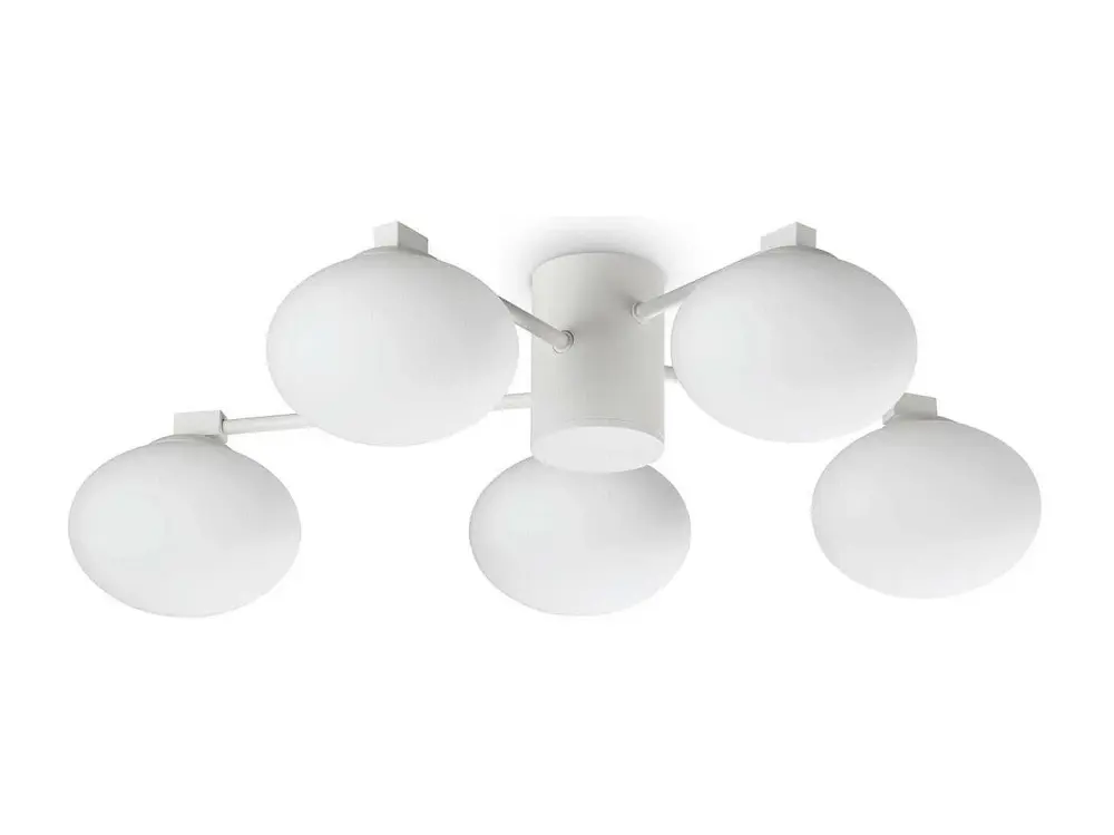 HERMES PL5 D60, Lámpara de techo, Ideal Lux