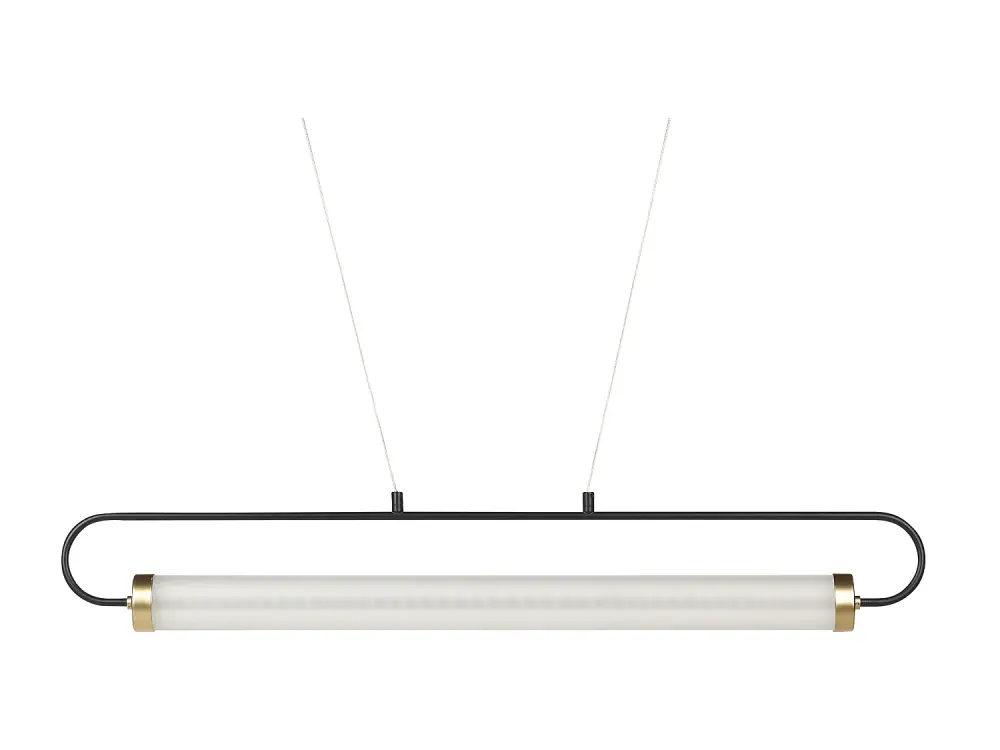 Lámpara colgante LED de metal negro HENRY