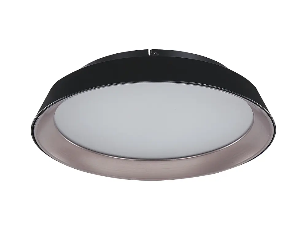 Lámpara de techo LED de metal negro ⌀ 46 cm BILIN