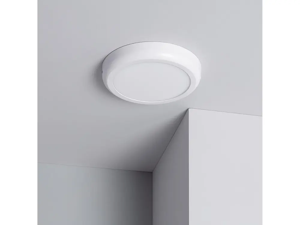 Plafón LED 18W Circular Metal Ø225 mm Design White Blanco Neutro 4000K - 4500K