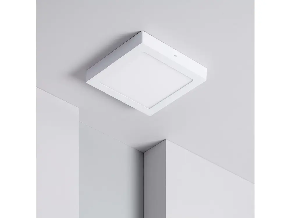 Plafón LED 18W Cuadrado 225x225 mm Blanco Cálido 2700K - 3200K