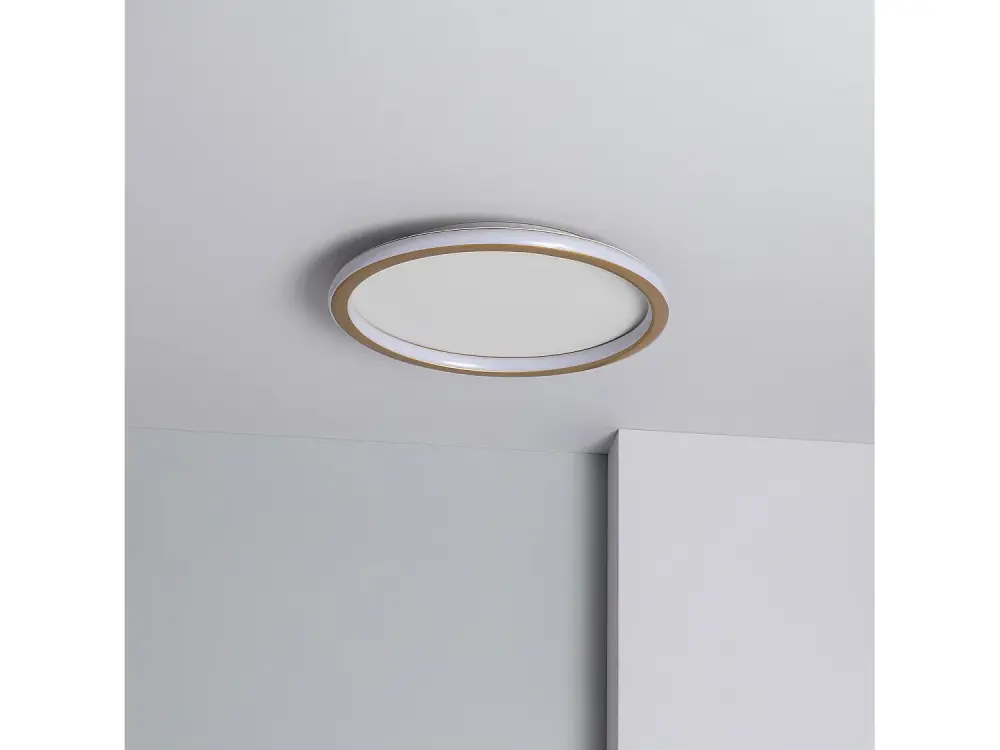 Plafón LED 30W Circular Metal Ø400 mm CCT Seleccionable Allharo Seleccionable (Cálido-Neutro-Frío)