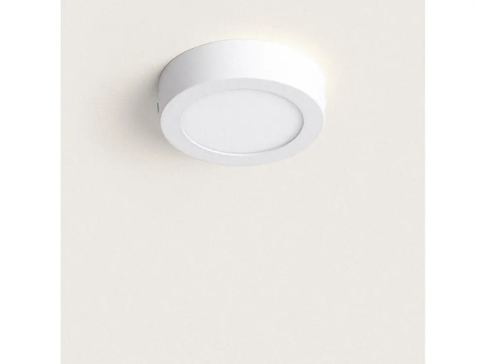 Plafón LED 6W Circular Superslim CCT Seleccionable Ø110 mm Seleccionable (Cálido-Neutro-Frío)