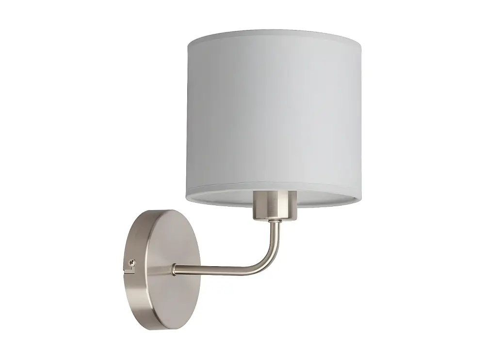 TOMI - Aplique de metal + tela de estilo moderno - Base E27 - Max.40W