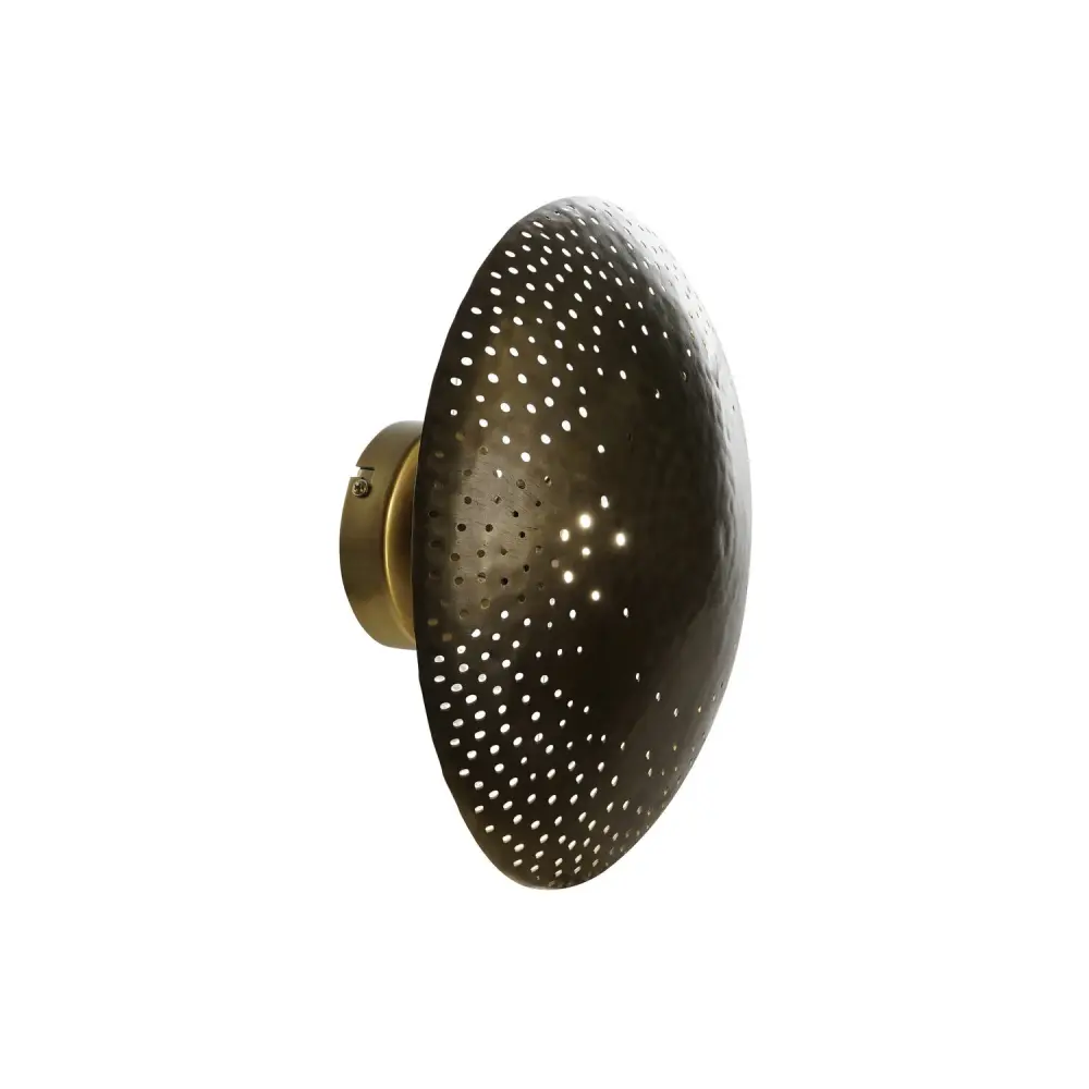 LAMPARA APLIQUE HIERRO 32X18X32 DORADO