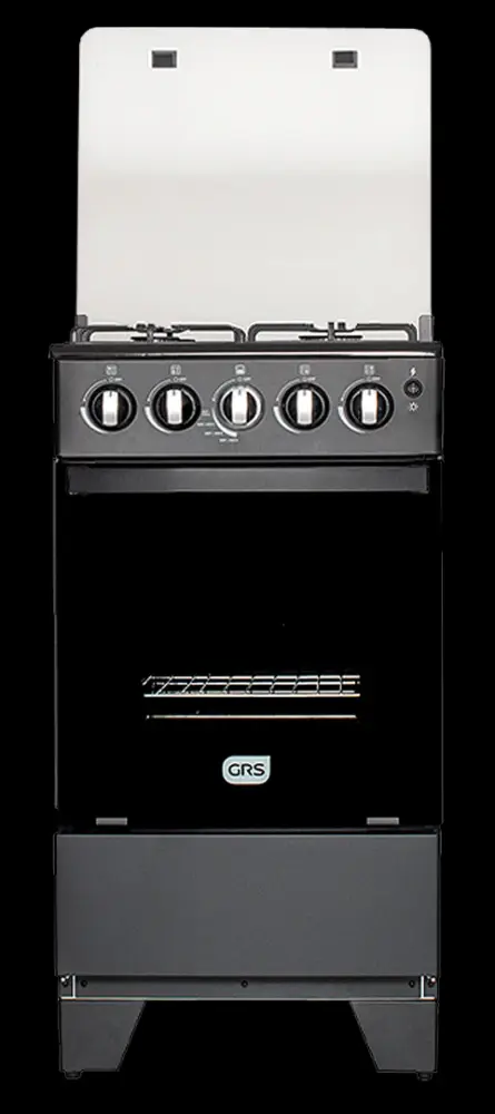 Estufa Gas Gama Media 20″ – 20GM4B-GT en Madera y Negro
