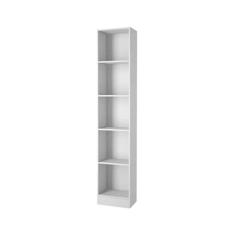 Libreria quattro ripiani 40,6 x 26,6 x H. 203,2 cm - Bianco