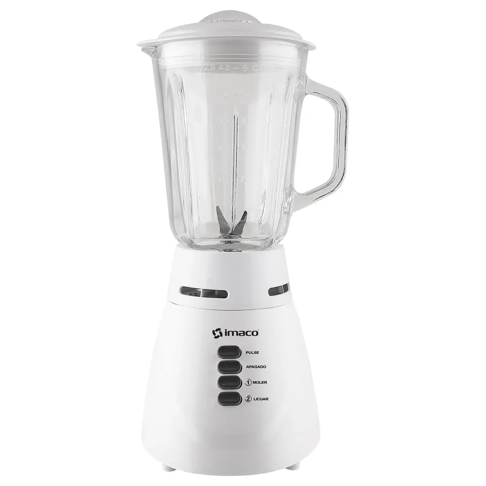 Máquina para Pan Licuadora Imaco BL4125V – 500 W, 1.5 Litros, 2 Velocidades, Vaso de Vidrio