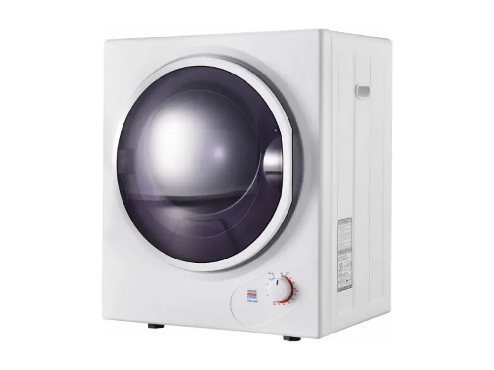 Mini secadora de pared, 2,5 kg, funcionamiento sencillo, temporizador de 200 minutos
