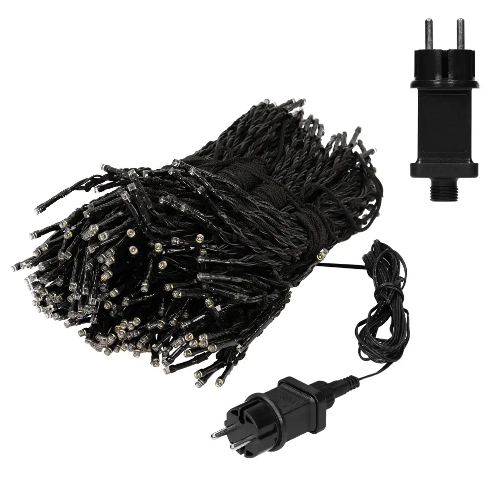 Luces para Exteriores Cadena de luces LED para árboles 10 ramales de 8m blanco ecd germany