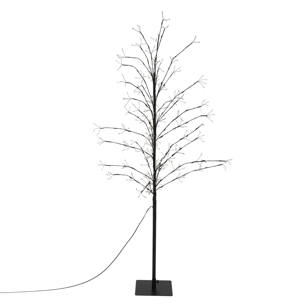 Muebles navideñ árbol LED blanco templado ip44 150cm ecd geramny Fácil Instalación