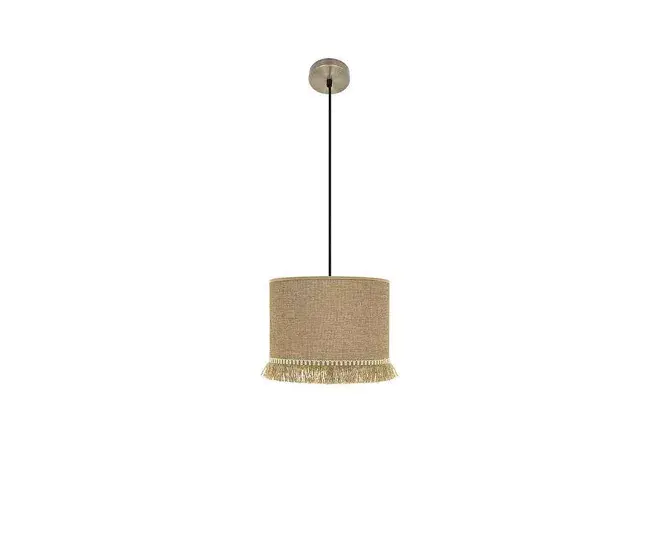 colgante textil color crema serie sibila 40cm