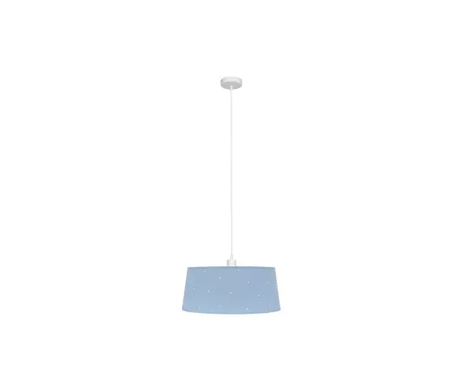 lampara de techo acrilico color azul serie consciencia 40cm con Certificación de Seguridad