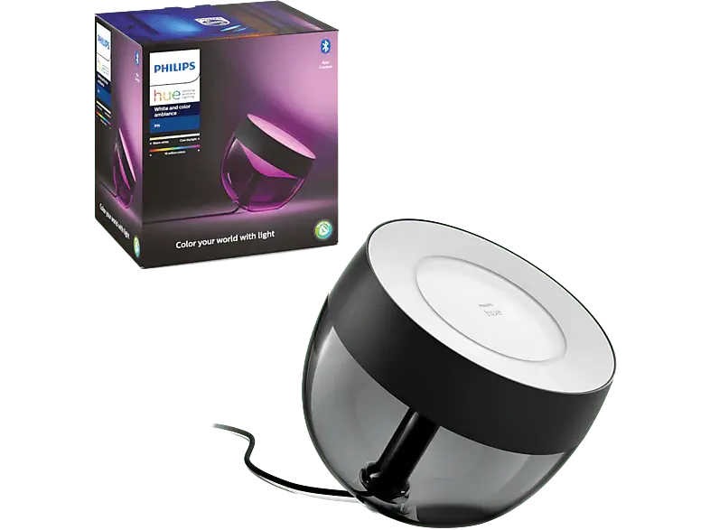 PHILIPS HUE Lampe de table Conectado Iris RGB Noir (26448900)