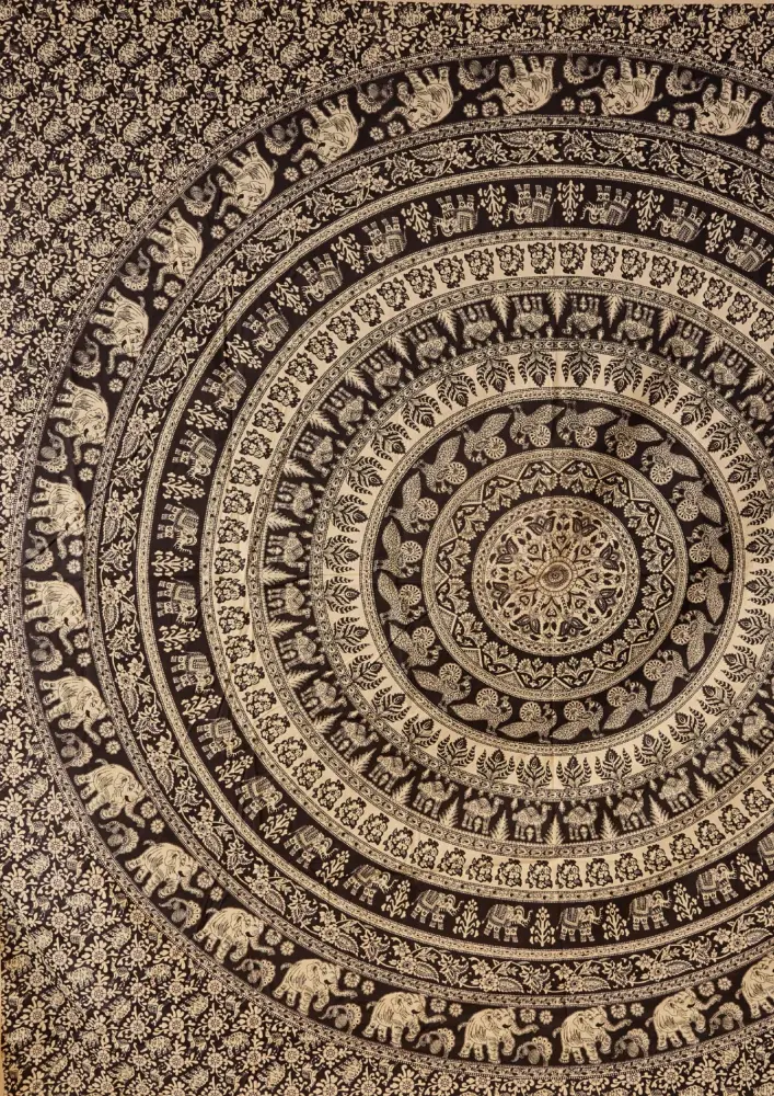 Mandala Sol y Mar Beis | Envío Rápido