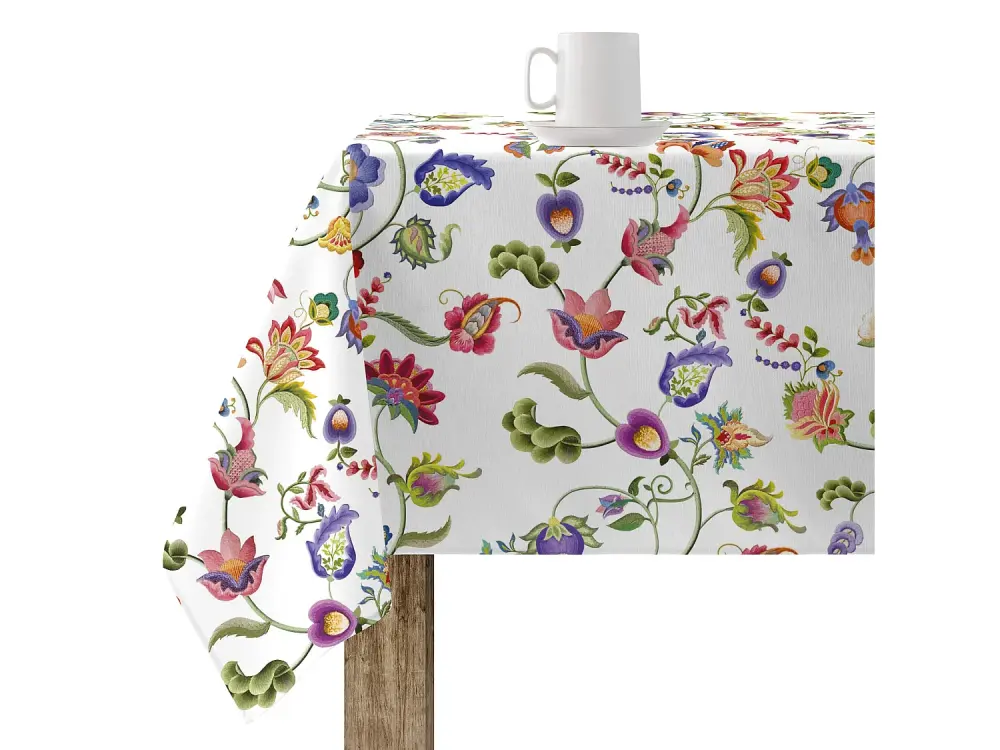 Mantel resinado antimanchas ALISHA 1 - 200x140 cm