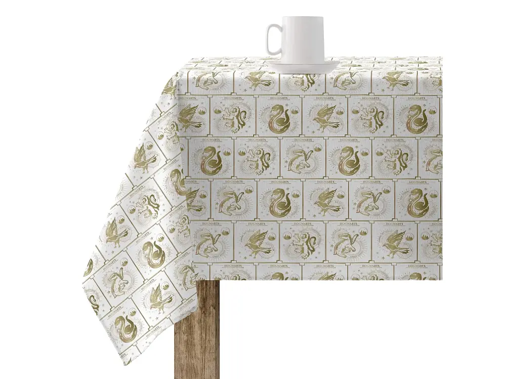 Mantel resinado antimanchas HP Houses 01 Light - 250X140 cm