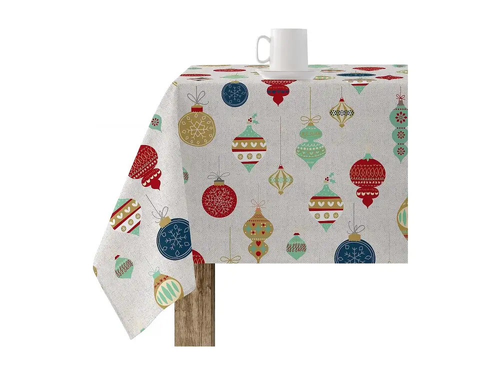 Mantel resinado antimanchas Merry Christmas 13 100x140 cm