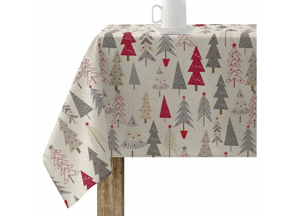 Mantel resinado antimanchas XL Merry Christmas 31 200x180 cm