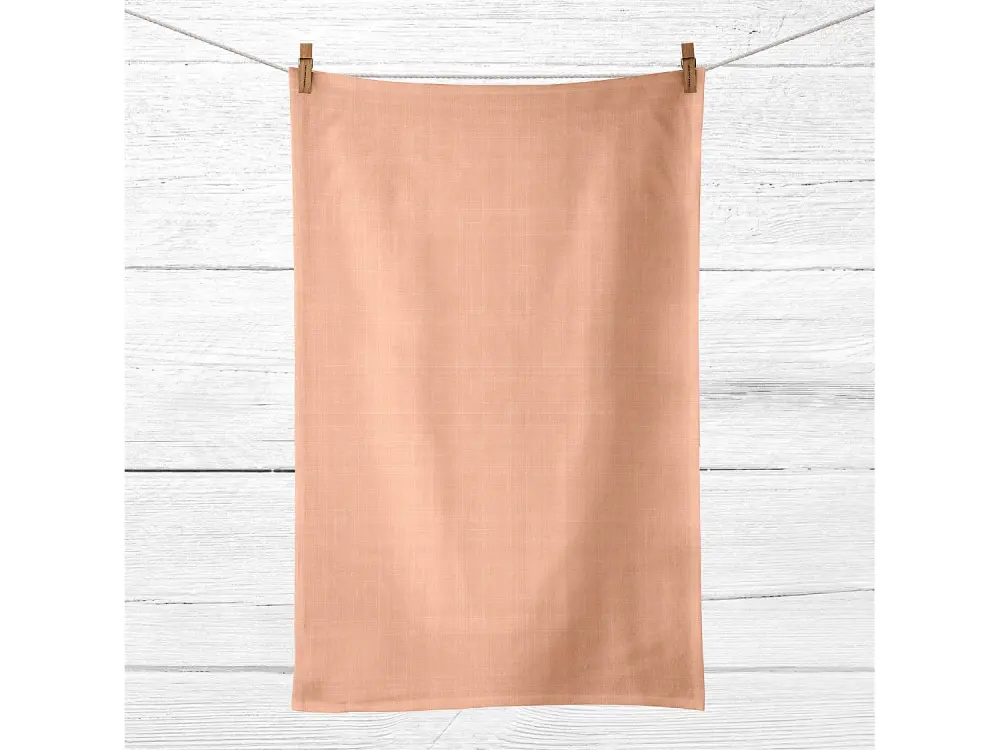 Pack 2 unidades paño de cocina lino 100% algodón Dustypink 45x70 cm