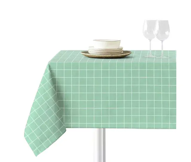 Mantel Odín - Verde - Mesa 90x90 (150x150) de 140x220 cm