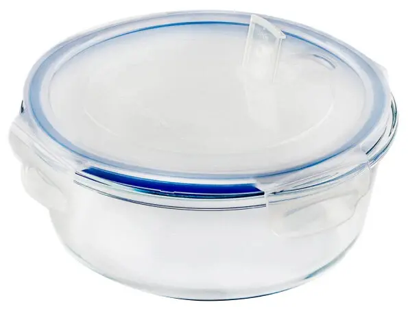 TV970 TAPER CRISTAL HERMETICO REDONDO 970ml para Café